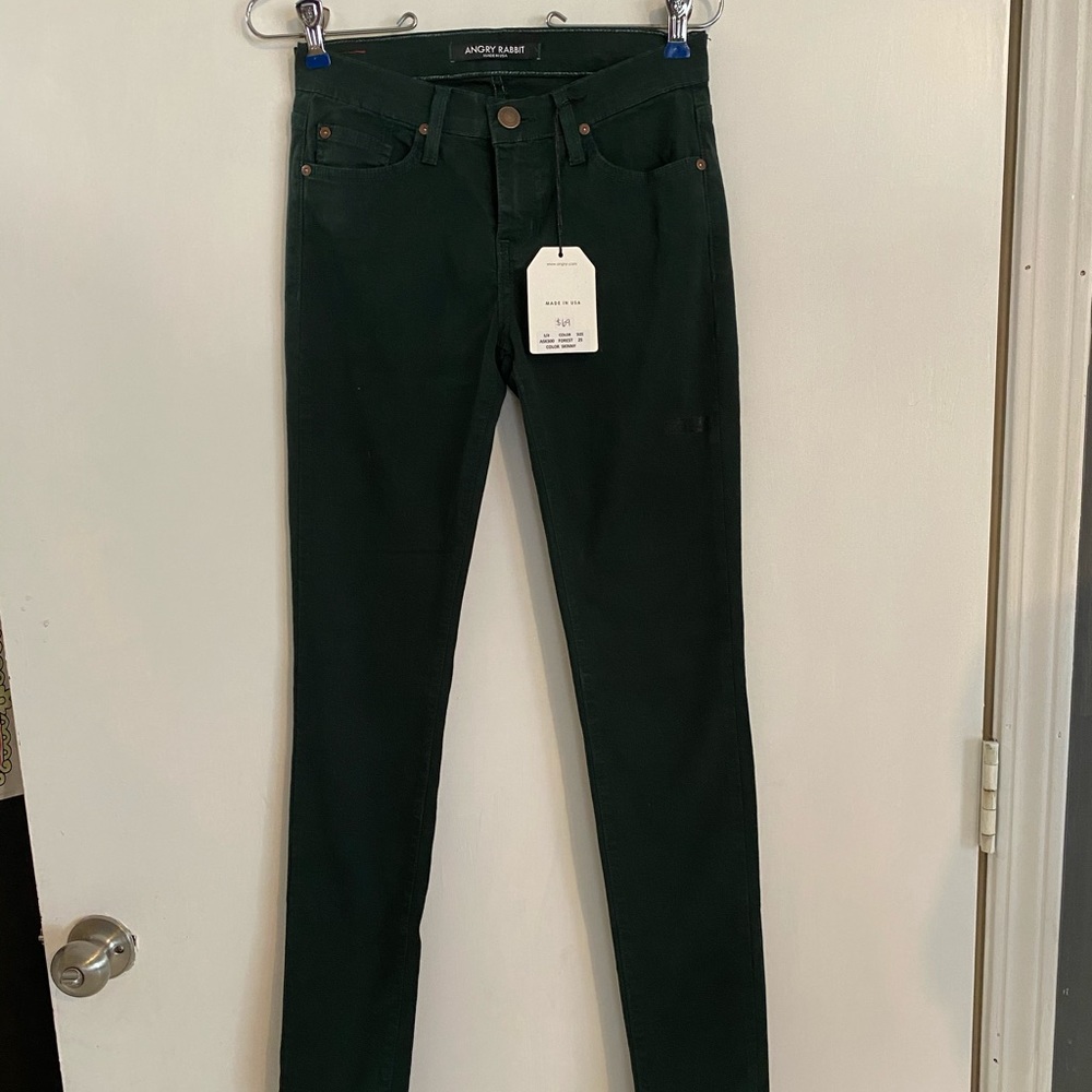 ModCloth Angry Rabbit High Waisted Forest Green 25
